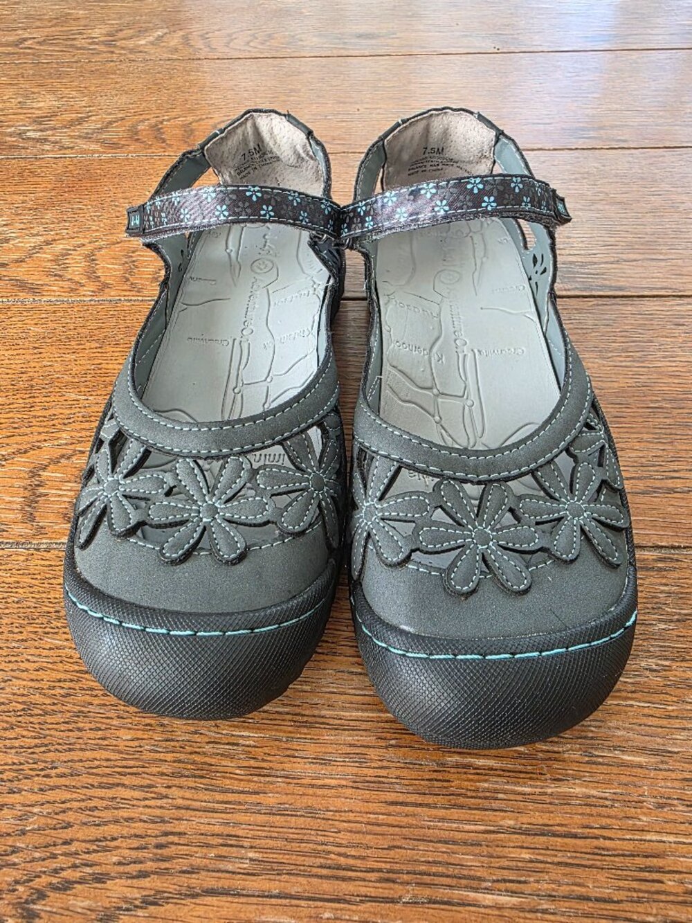 JBU by Jambu Wildflower Floral Flat Mary Janes - Size 7.5